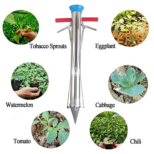 Piantatore veloce 2 bocche piantare piantine bulbi semi piante giardino burg