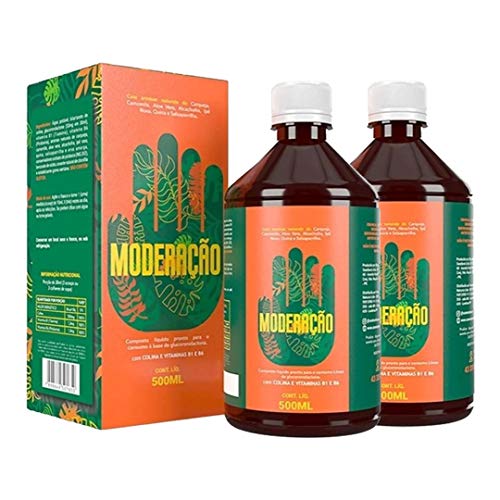 Kit 02 Moderação Digestivo Natural Detox Imunidade 500ml