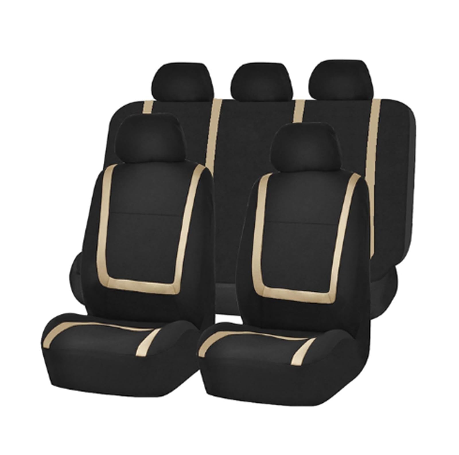 Housse de siège voiture universelle en tissu multicolore pour avant arrière de camion