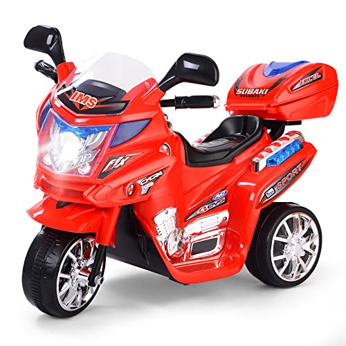 DREAMADE 6V Elektro Kindermotorrad, Kinder Motorrad, Kinderfahrzeug mit...