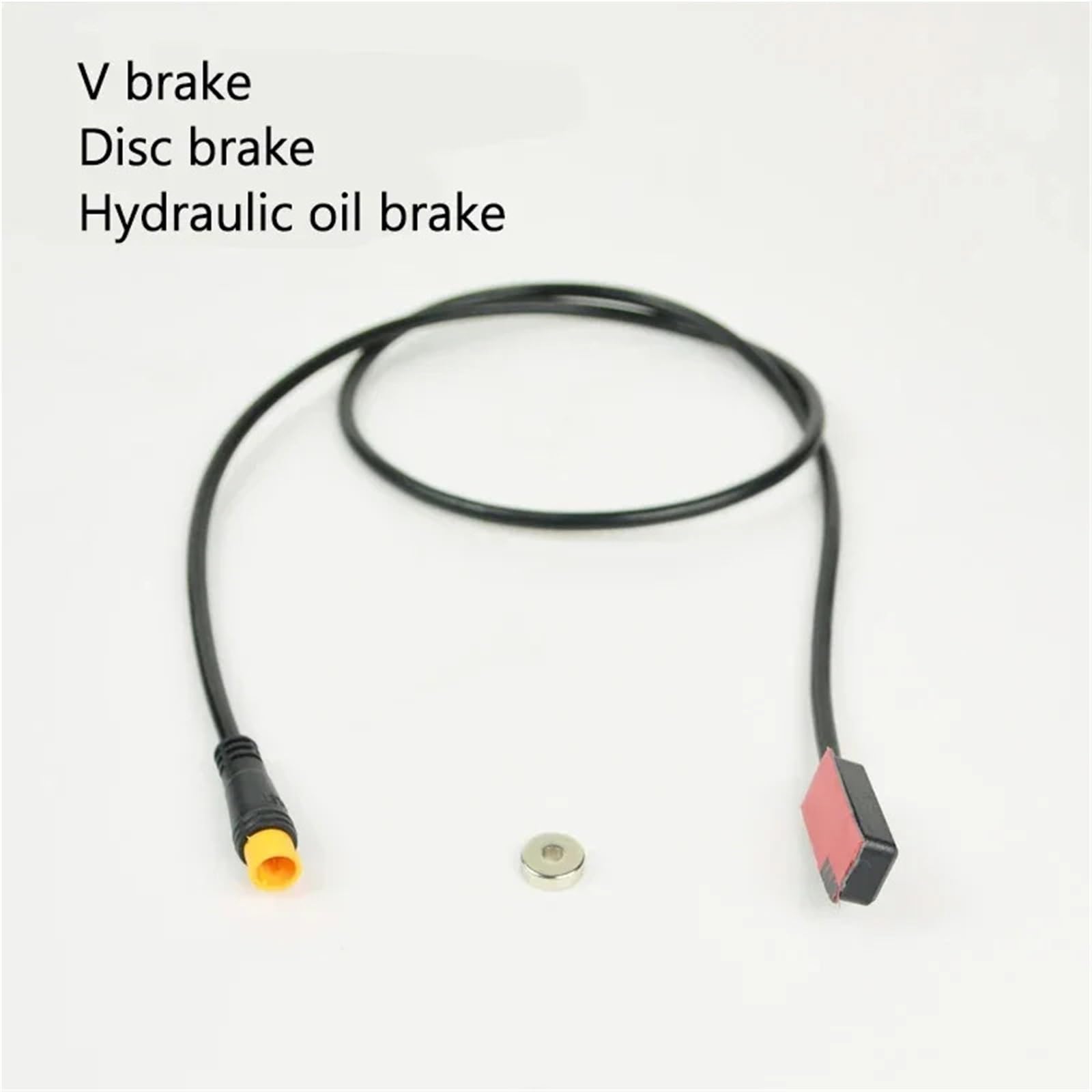 Czujnik zużycia klocków hamulcowych Czujnik hamulc Czujnik hamulca wodoodporny, 2-pinowy kabel magnetyczny, czujnik odcięcia zasilania hydraulicznego do zestawu części rowerowych(A pair)