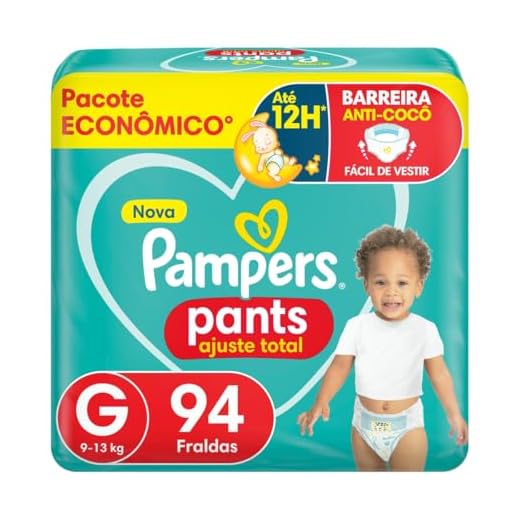 Fralda Pampers Pants Ajuste Total Max G 94 Unidades