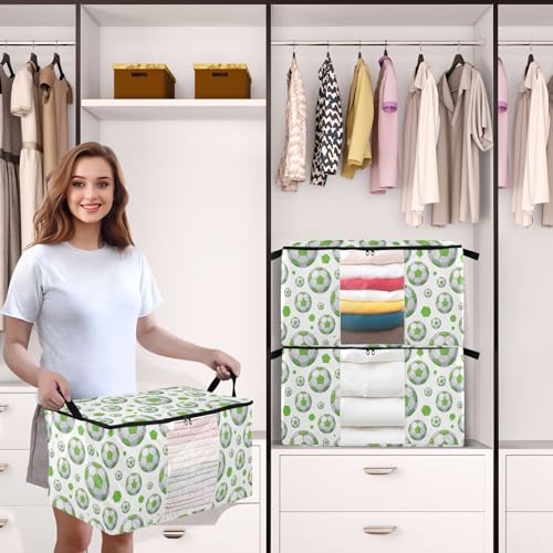 Boîte rangement pliable avec couvercle sac组织 lit noir 95L - 8