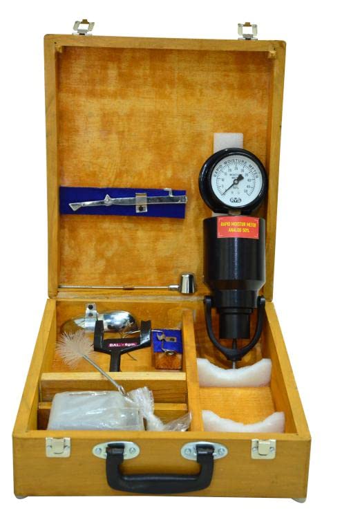 Rapid Moisture Meter Apparatus Packed In Wooden Case For Easy In
