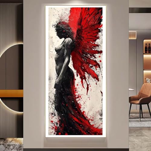 Full Drill Diamond Painting XXL ange fantaisie 85x215 cm de salon