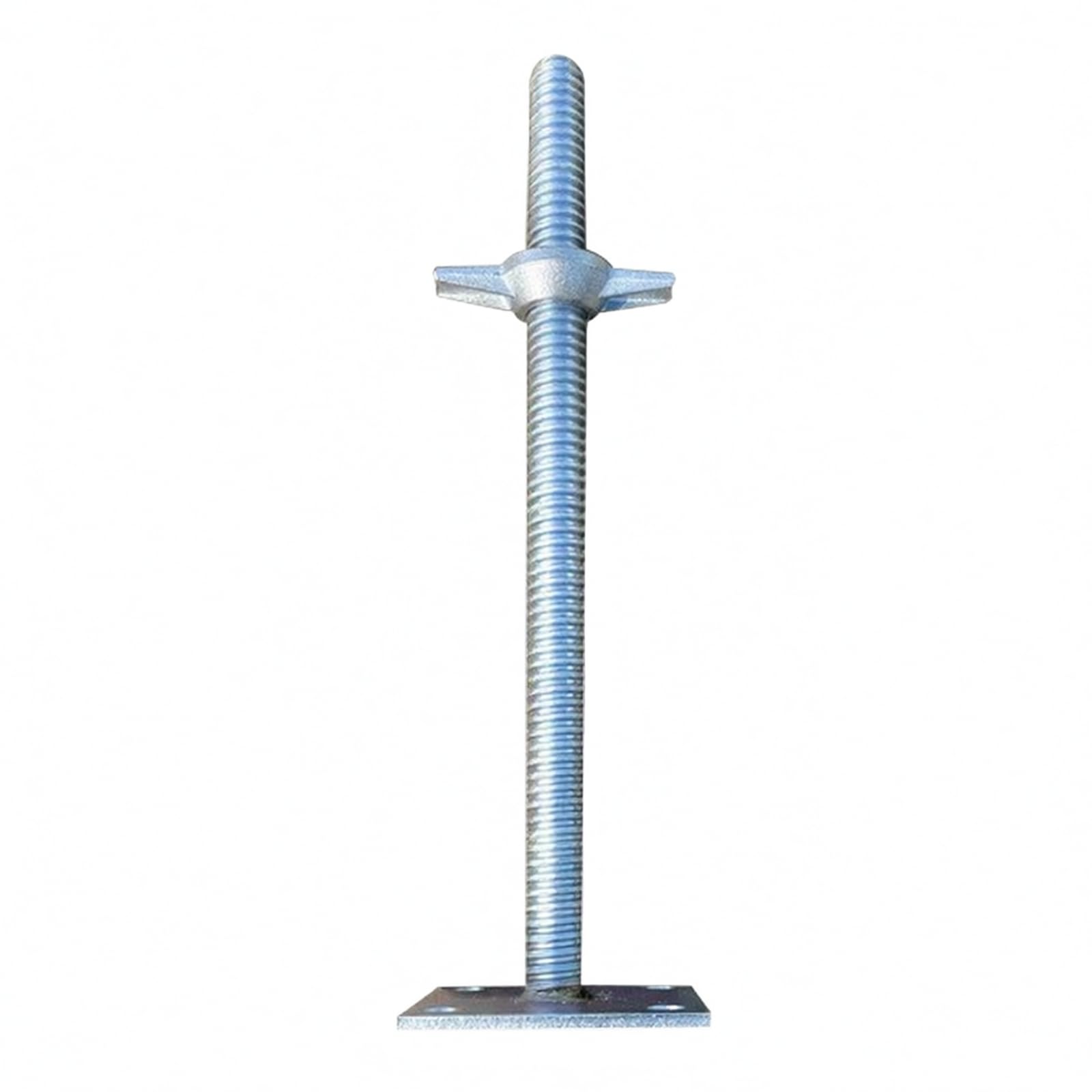 Colcolo Vérin D'échafaudage Acier Galvanisé Robuste, Vérin Réglage Base, Quincaillerie, pr Chantier, Maçons, 30x460mm