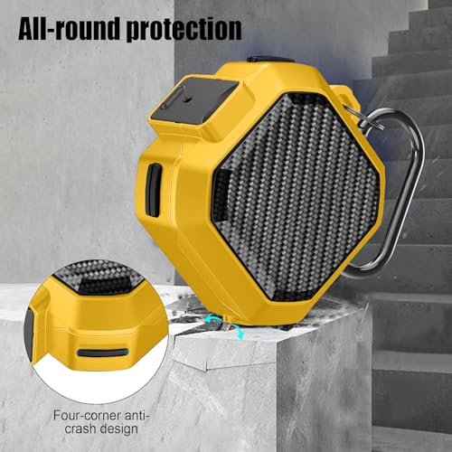 Image of Armor Secuer Lock Case Cover Compatible for Samsung Galaxy Buds Core (2025) -Yellow