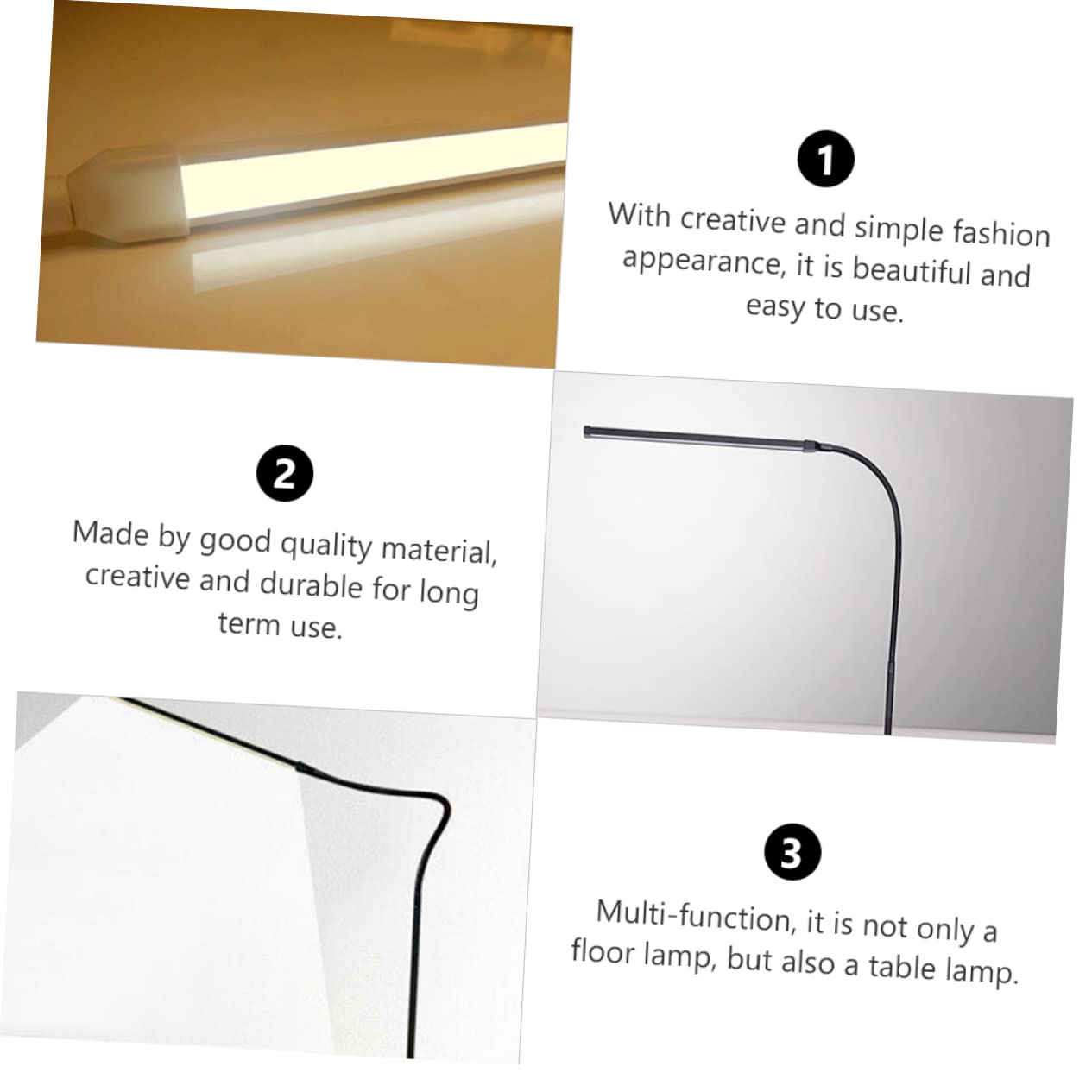 SHINEOFI Lampada LED Dimmerabile da Lettura con Collo D’oca Flessibile, Morsetto, Alimentazione Usb, Luce Antiriflesso per Camera da Letto e Ufficio