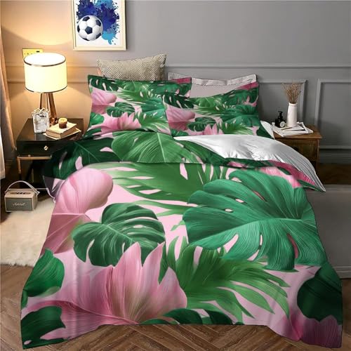 Parure de lit fleurs tropicales double pour renouveler la déco de chambre - 6