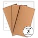Travelers Notebook Inserts - Weekly Refills for Standard Size Travelers Notebook, Set of 3, Total 192 Pages, 8.25 x 4.25 Inches
