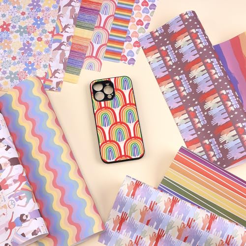 Papier de transfert par sublimation compatible Cricut Silhouette pour customisation textile LGBTQ - 6