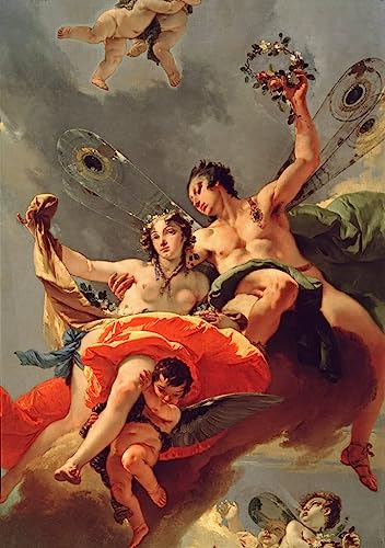 Poster sur toile Flora de Tiepolo SERENDIPITP 50x70cm pour salon élégant