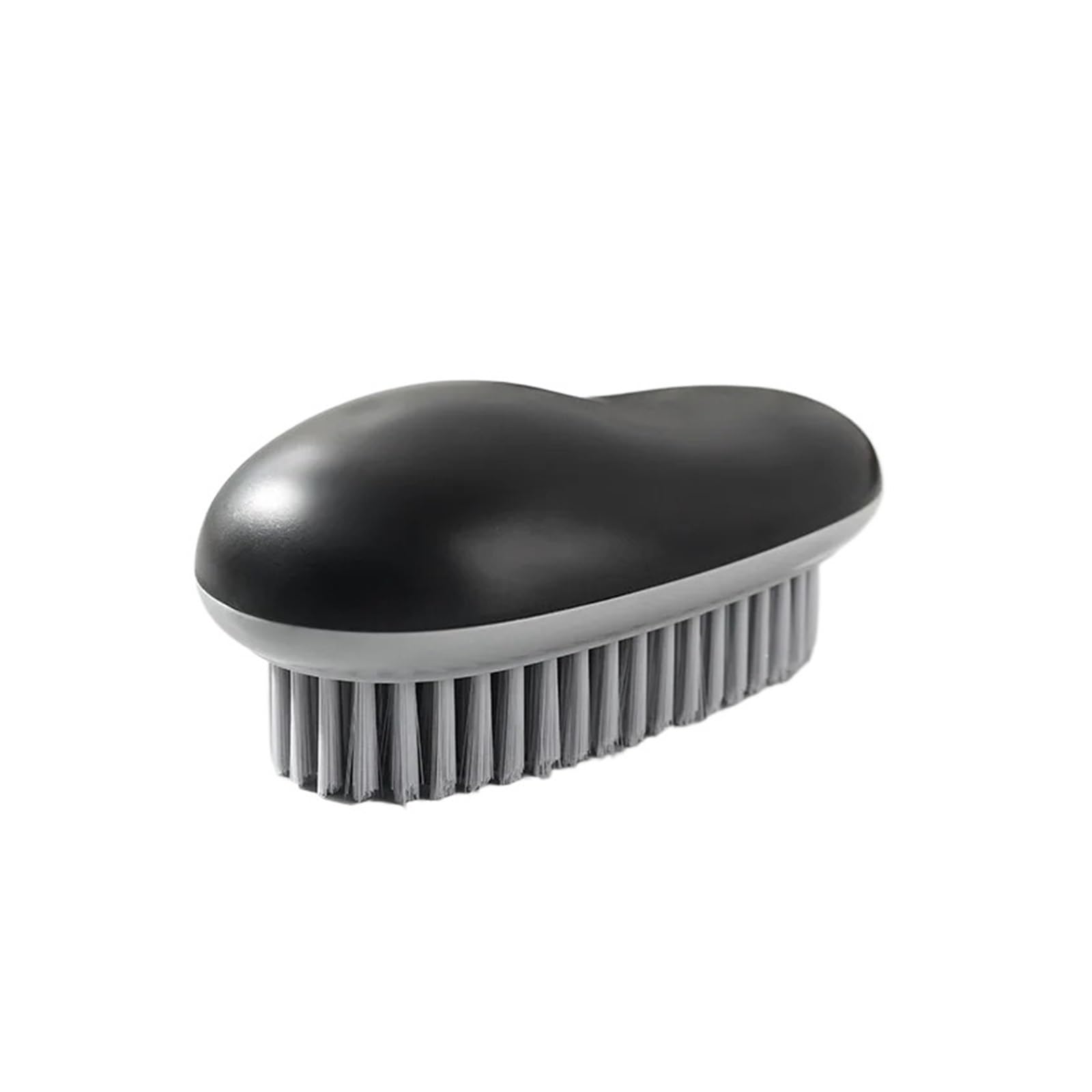 Spazzola per scarpe, Spazzola for pavimenti con setola dura for bucato, manico lungo, multicolore, for stivali, scarpe, divani, auto(Black (Clothes Brush)