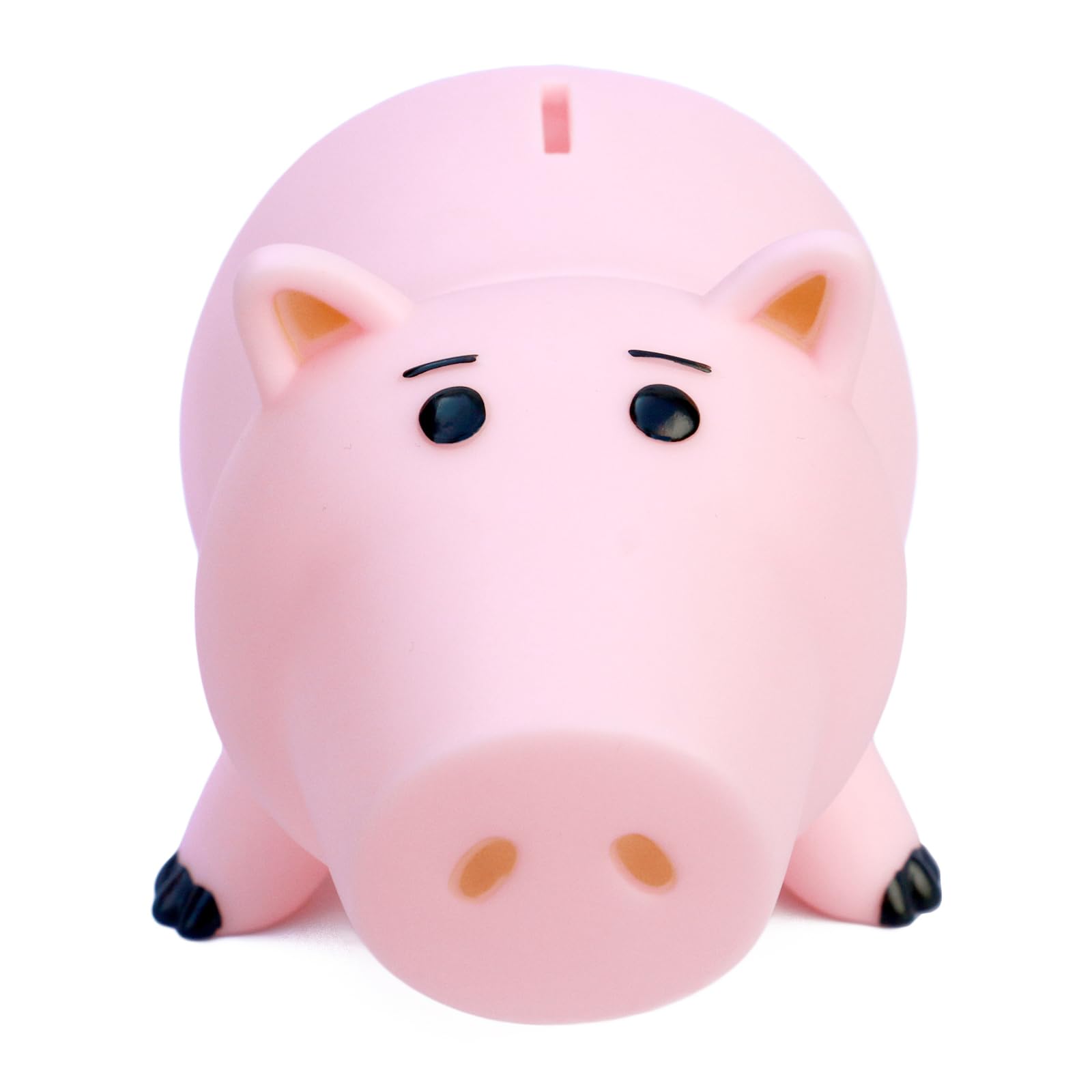 zaring Cute Pink Pig Money Box Plastic Piggy Bank for Kid's Birthday Gift Without Box (Pink-with Drawstring Plastic Bag)
