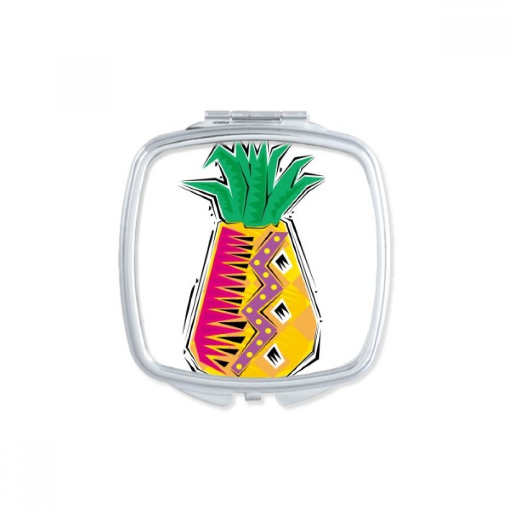 Miroir compact Ananas Mexique pour retoucher votre maquillage facilement partout