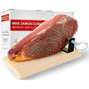 Jamonprive Gerijpte Mini Serrano Ham 1 Kg – Spaanse ham (Hamklem niet inbegrepen)