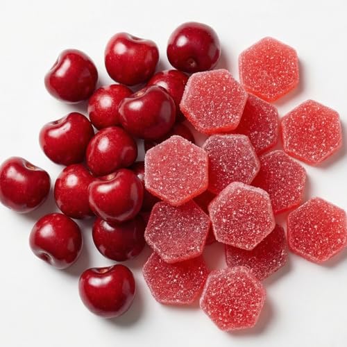 Image of Create Creatine Monohydrate Gummies for Men & Women, Boost Focus, Strength, and Endurance, Anti-Melting Formula, Vegan, Gluten-Free, Non-GMO, 1.5g of Creatine per Gummy (Sour Cherry)