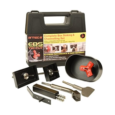 Armeg EBS.TCINST.Set EBS Tri-Cut Complete Box Sinking and Channelling Set Cover