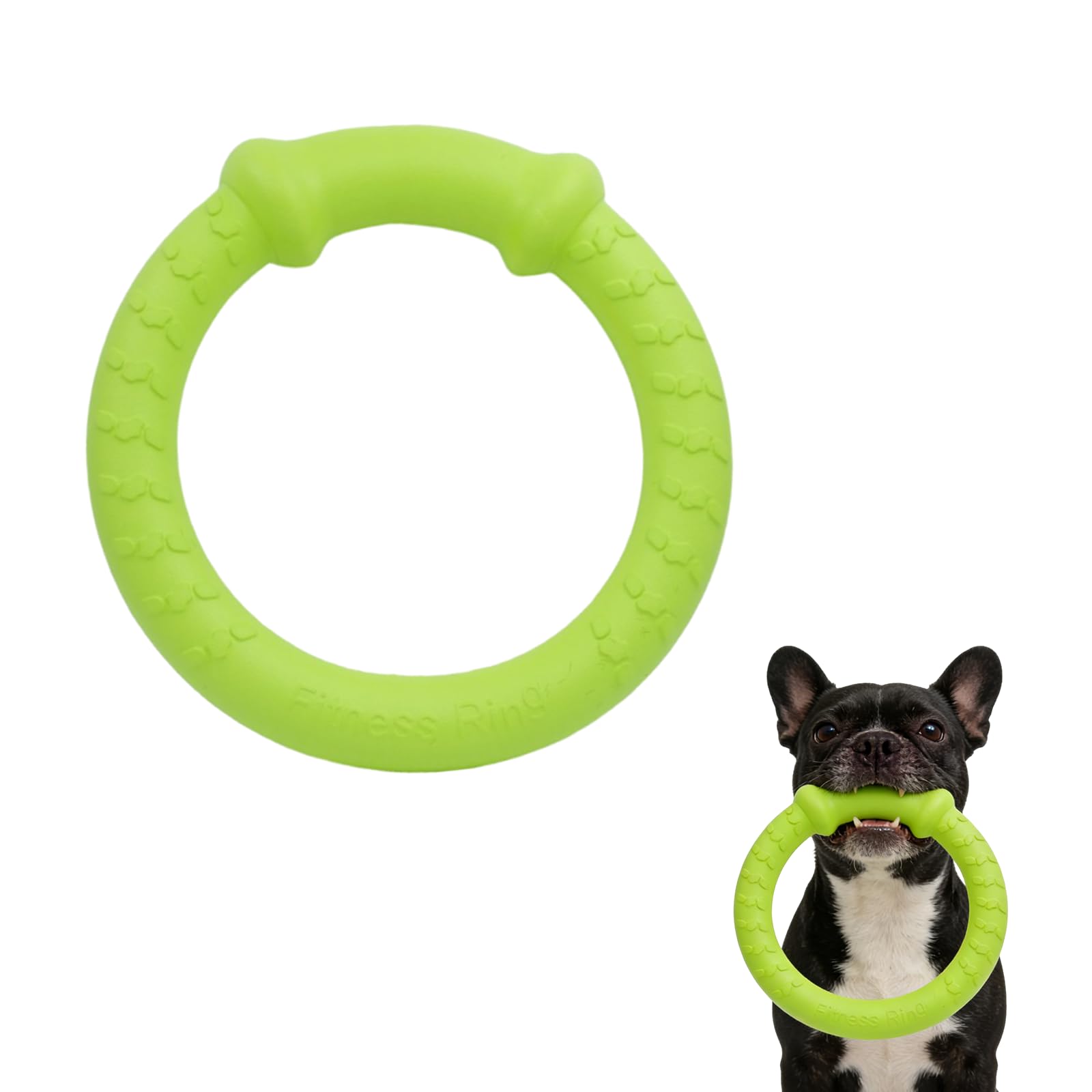LaRoo Dog Toys for Aggressive Chewers,Floatable Dog Flying Disc,3 Sizes Dog Tug Toy,Interactive Dog Toys â image 1