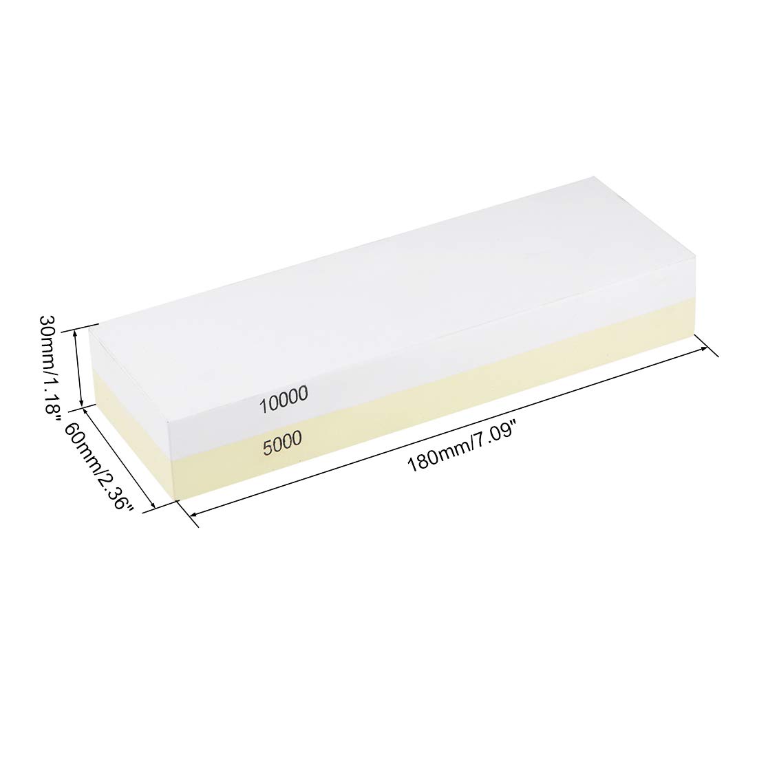 Uxcell 10000 Grit Waterstone – Polishing Sharpening Stone For Knives & Cutters With Silicone Base