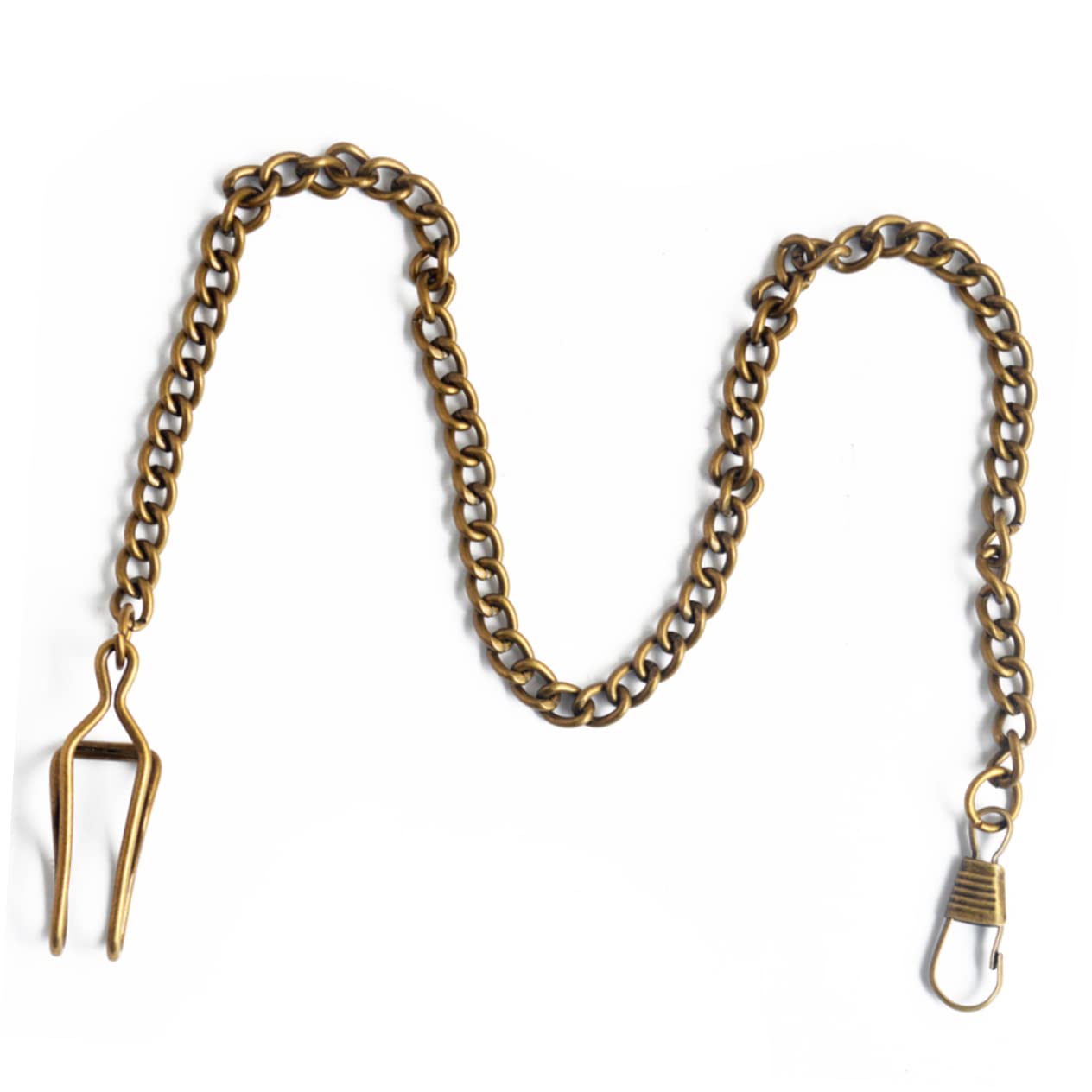 WOFASHPURET 8pcs Metal Pocket Watch Chains Stylish Accessory for Men for Jeans and Pockets Gold Silver Red Bronze Blue Bronze