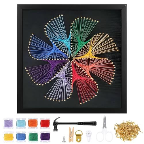 Art mural pour adultes Kronabelle kit 3D string art craft pour salon et bureau