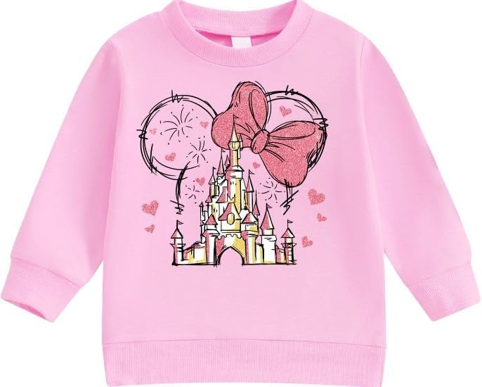 Magical Sweatshirts for Girls Cute Graphic Pullover kids Holiday Vacation Long Sleeve Crewneck Shirt