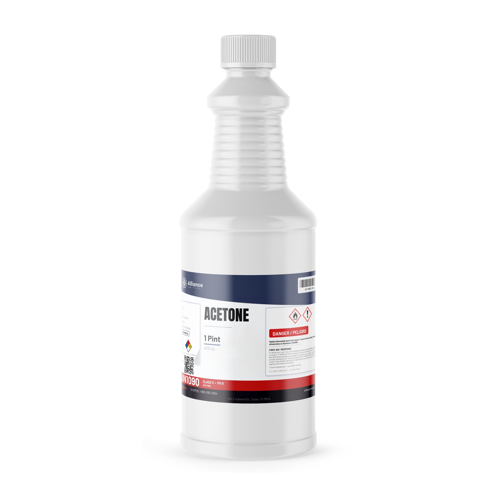 Alliance Chemical Acetone Technical Grade Solvent, 1 Pint (16 fl oz)