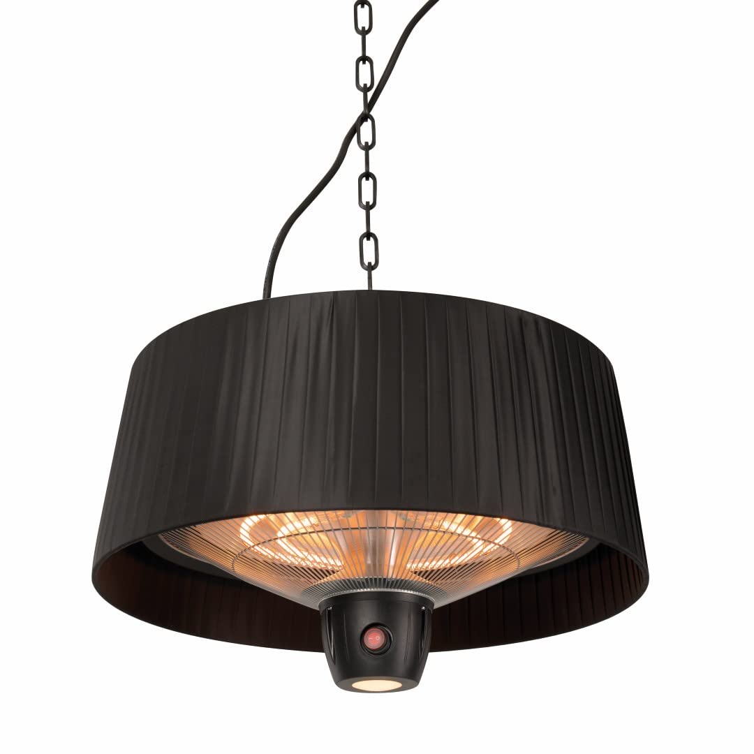 vidaXL Sunred Artix 1500 - Lampada alogena sospesa, 50 x 50 x 30 cm, Colore: Nero