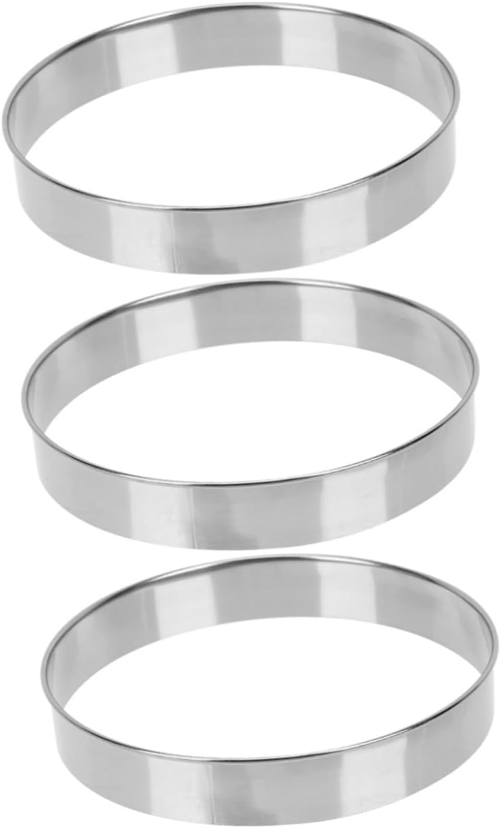 OUNONA 3pcs Homemade Pizza Accessories High-temperature Resistant Washable Ring