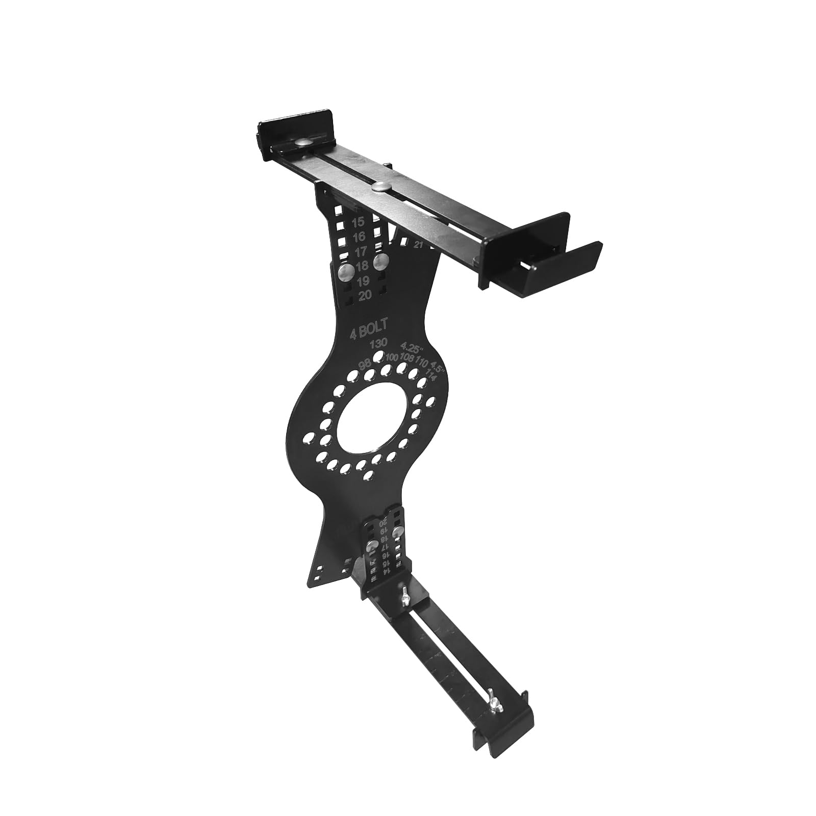 Wheel Fitment Tool 4 Lug, 14"-22" Wheel Offset Measuring Tool