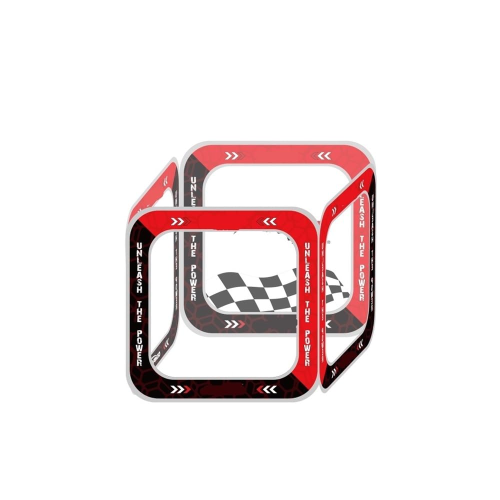 Portails de course 4 en 1 FPV pour entraînement avec bord réfléchissant 80x80 mm