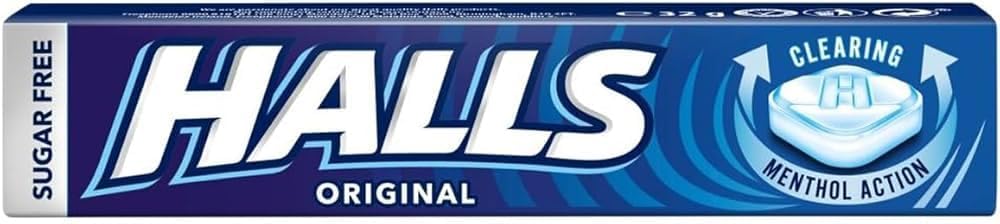 Halls Mints Mix – Mélange de saveurs rafraîchissantes – Fraise | Miel et citron | Original | Pastèque | Extra fort | Mélange d'agrumes | Menthe verte - 21 sachets de 35 g chacun