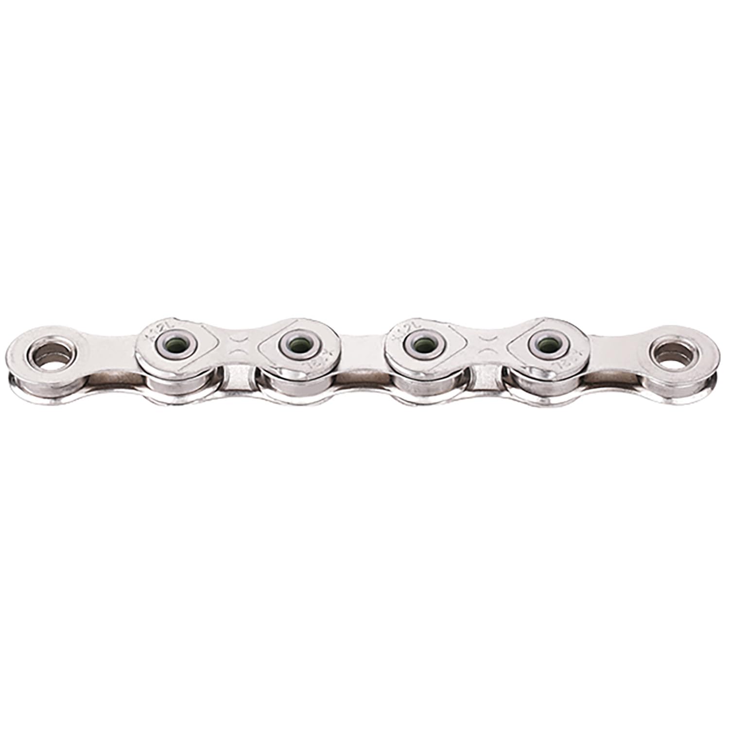 KMC Fahrradkette, 12-fach, gewachst, 126 Glieder, Shimano kompatibel, inkl Missinglink, X12L silber