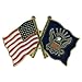US Flag Store Lapel Pin US and Navy