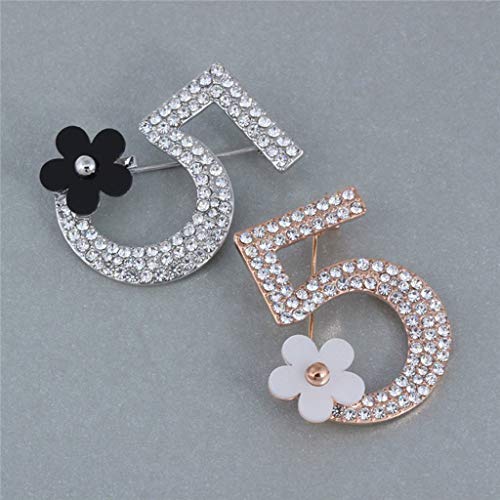 Broche fleurs en cristal CFWSHJ pour customiser un look - 3