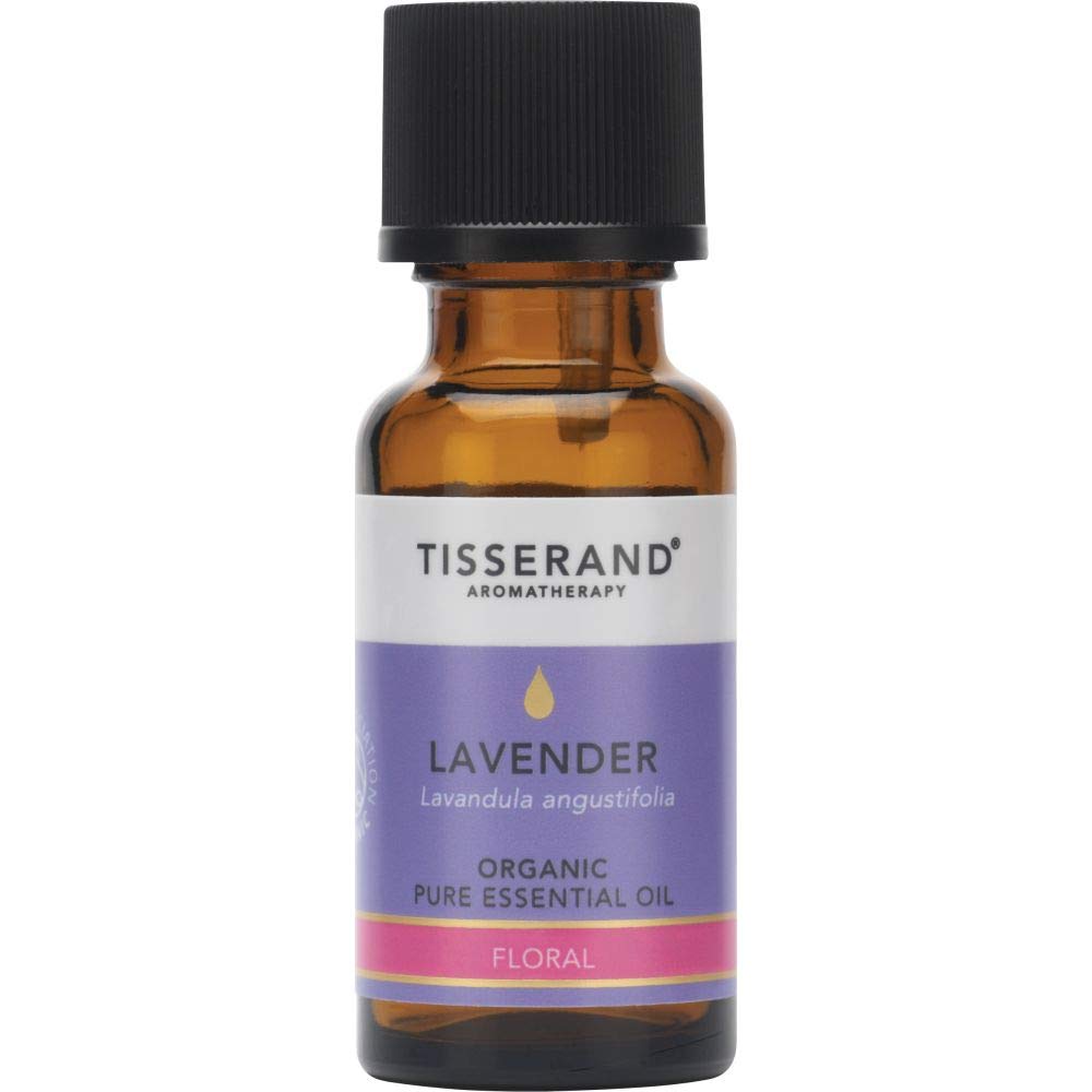 Tisserand Aromatherapy,Lavender - Organic Essential Oil,Massage Oil, Aromatherapy Oil, Skin Oil, Oil for Diffuser, 100% Natural Pure Essential Oils,20ml