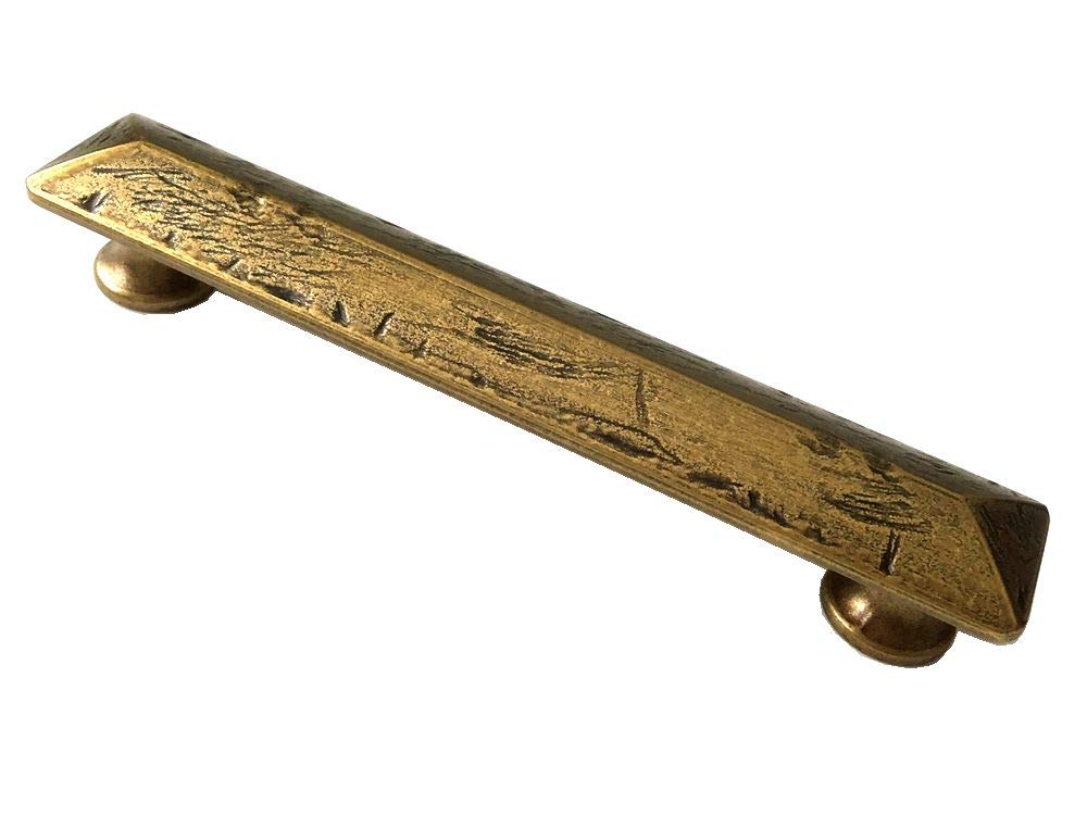 Tirador de armario de bronce dorado antiguo de 120 mm para cajones de cocina retro