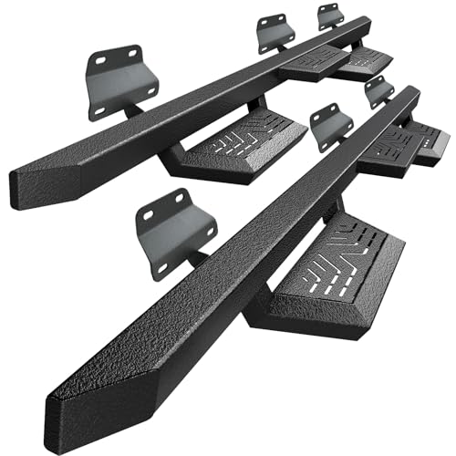 Estribos laterales de acero para Ford F-150 y Super Duty