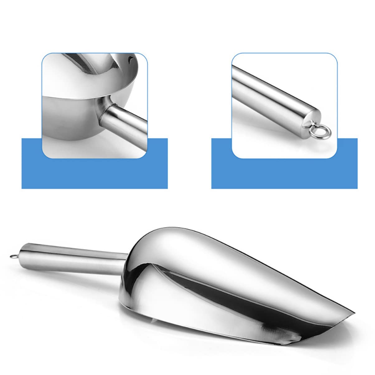 Cabilock Ice Scoop Clamp Perfect for Large Ice Cubes Ideal for Buffet Bar Supermarket