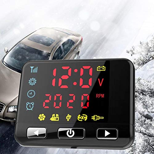 BAODAN Aquecedor de ar diesel, interruptor LCD, aquecedor de carro 12/24 V, visor de controle LCD pa