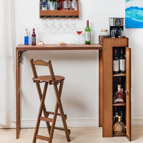 Table de bar extensible pour cuisine et salle à manger chaleureuse - 5