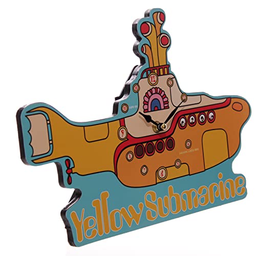 Puckator Horloge Murale moulée – Yellow Submarine – Beatles - Les Beatles, Paul McCartney, John Lennon, RIngo Starr, George Harrison Puckator Horloge Murale moulée - Yellow Submarine - Beatles – Image 3