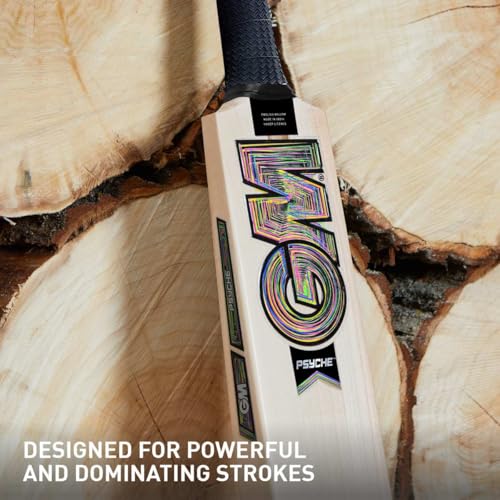 Image of GM Psyche Signature L.E English Willow Cricket Bat, Size - Mens