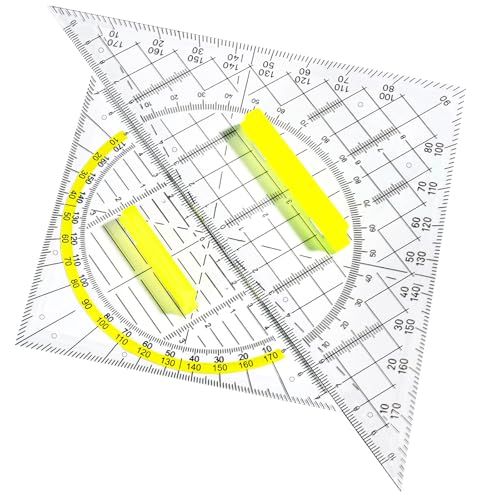 Geodreieck Mit Griff Zwei Geodreieck-Set 22 5cm Großes Geodreieck Und 15 7cm Kleines Geodreieck Mit Winkel Als Winkelmesser Multifunktional Für Professionelle Zeichnung Malerei