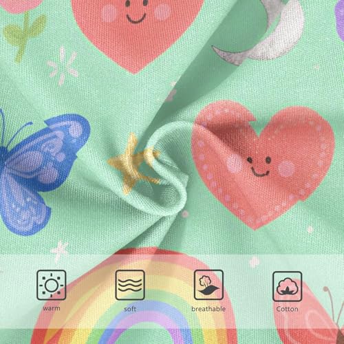 GuoChe Organic Cotton Panties Underwear Soft Touch Toddler Cotton Underwear for Toddler in Sizes 2T,3T, 4T, 5T, 6Y and 8Y3