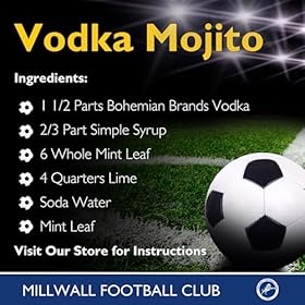 Millwall Football Club Gifts for Men & Women, Official Millwall FC Crystal Edition Birthday Vodka for the Lions Football Fans, Premium Alcohol by Bohemian Brands – 70 cl – Bohemian Brands