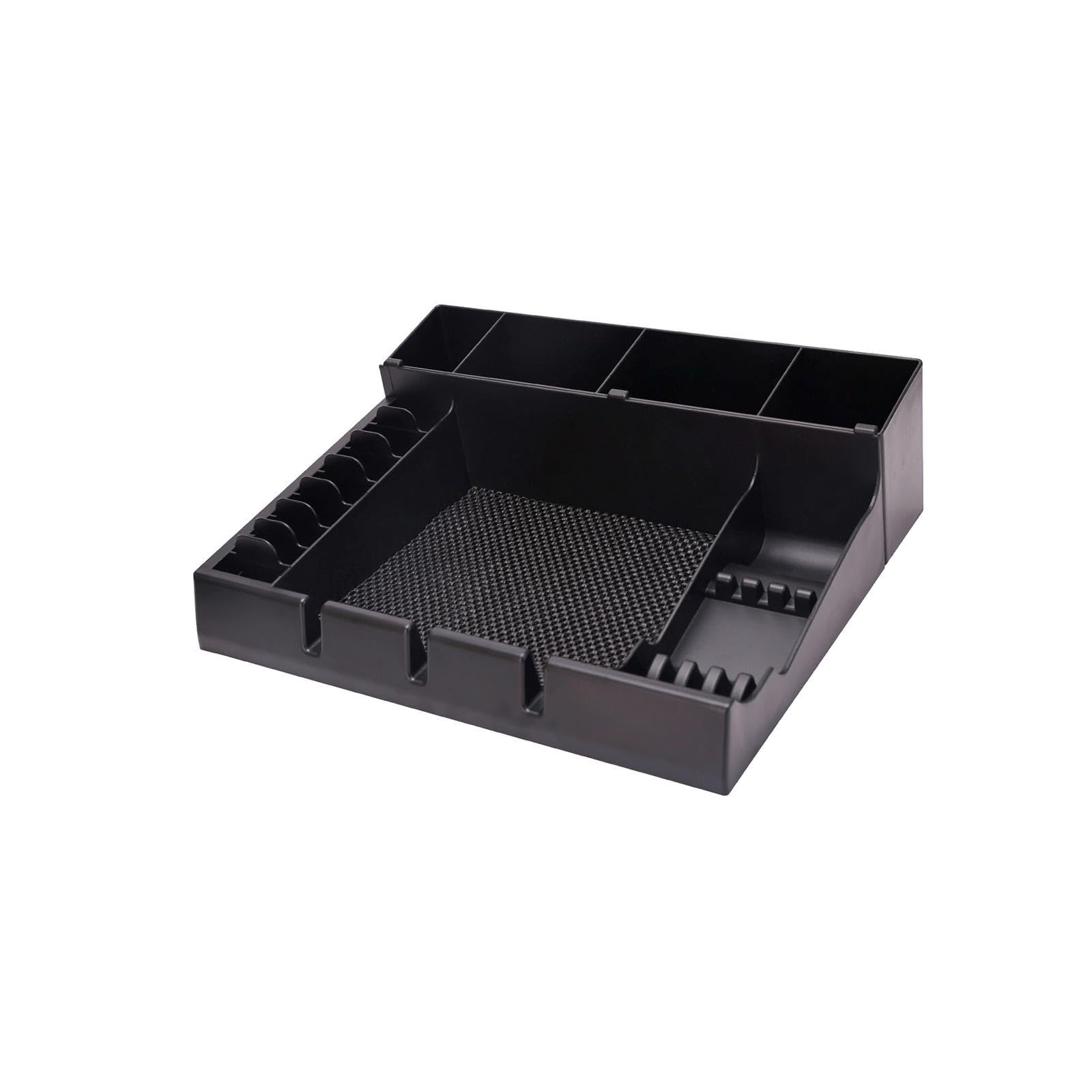 Caja Organizadora de Cosméticos para Máquinas de Cortar Pelo con Organizador Desmontable para Estilistas.