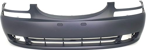 GM1000728C Front Bumper Cover Primed CAPA Replacement For Chevy AVEO AVEO5 2004 2005 2006 2007 2008 Hatchback (Sedan 2004-2006) With Fog Light