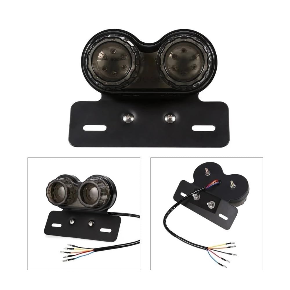 SinSed Moto luce freno stop Fanale Posteriore Integrato A LED Per Lampada Freno Posteriore Universale Per Moto 12V